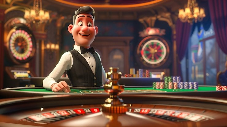 Antarmuka permainan Texas Poker di ompoker yang dioptimalkan untuk perangkat mobile